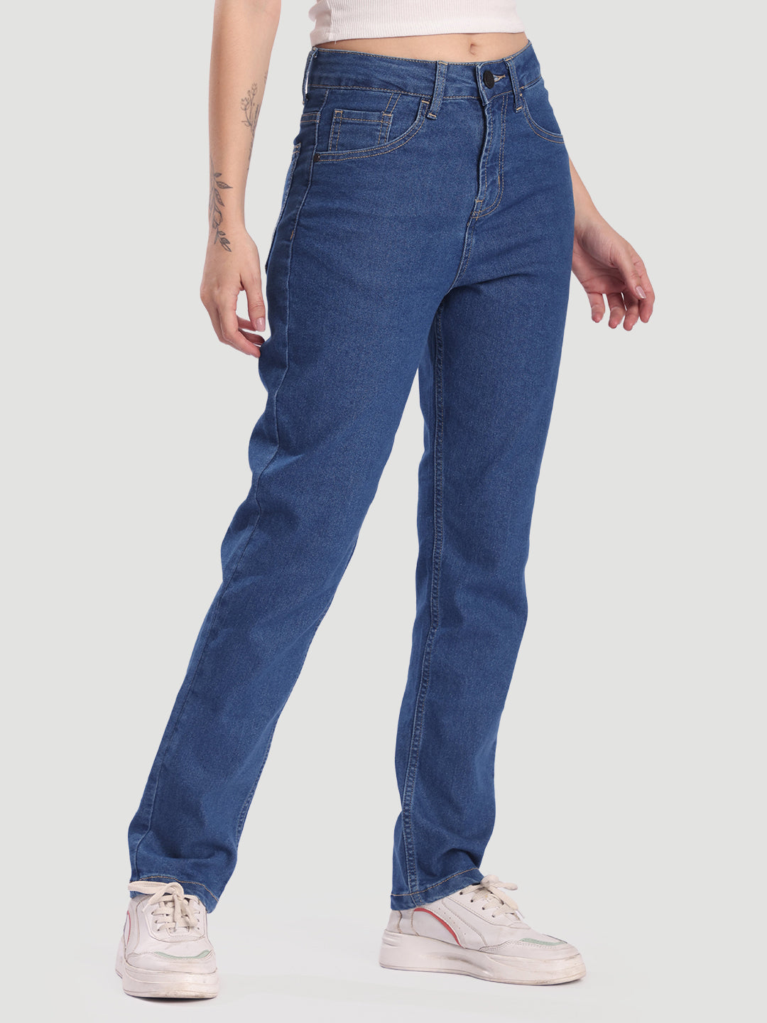 Women Blue Stretchable Slim Fit Jeans