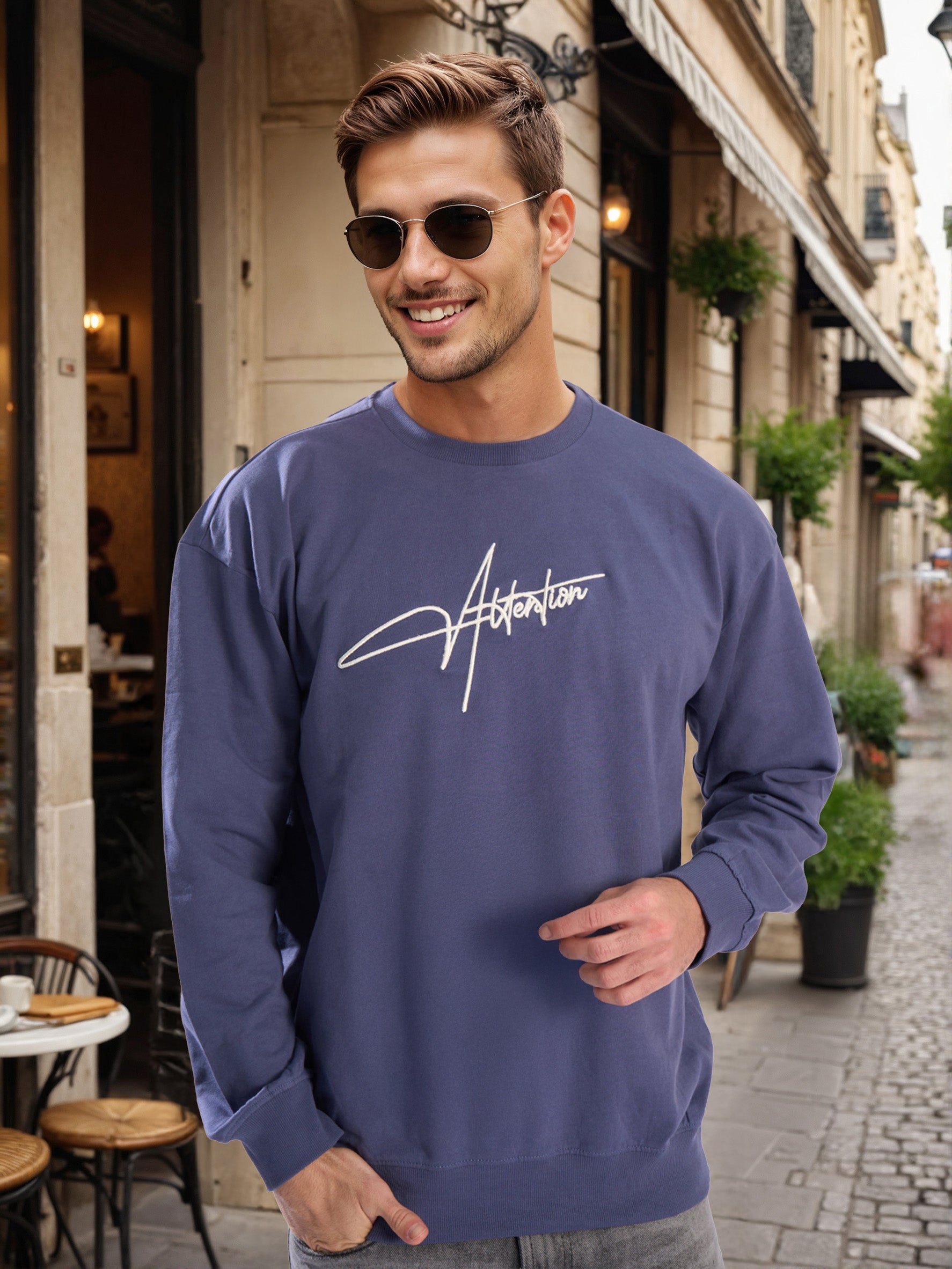 Men Relaxed Sweatshirt