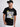 Men Black Cotton Lycra Typography Print T Shirt