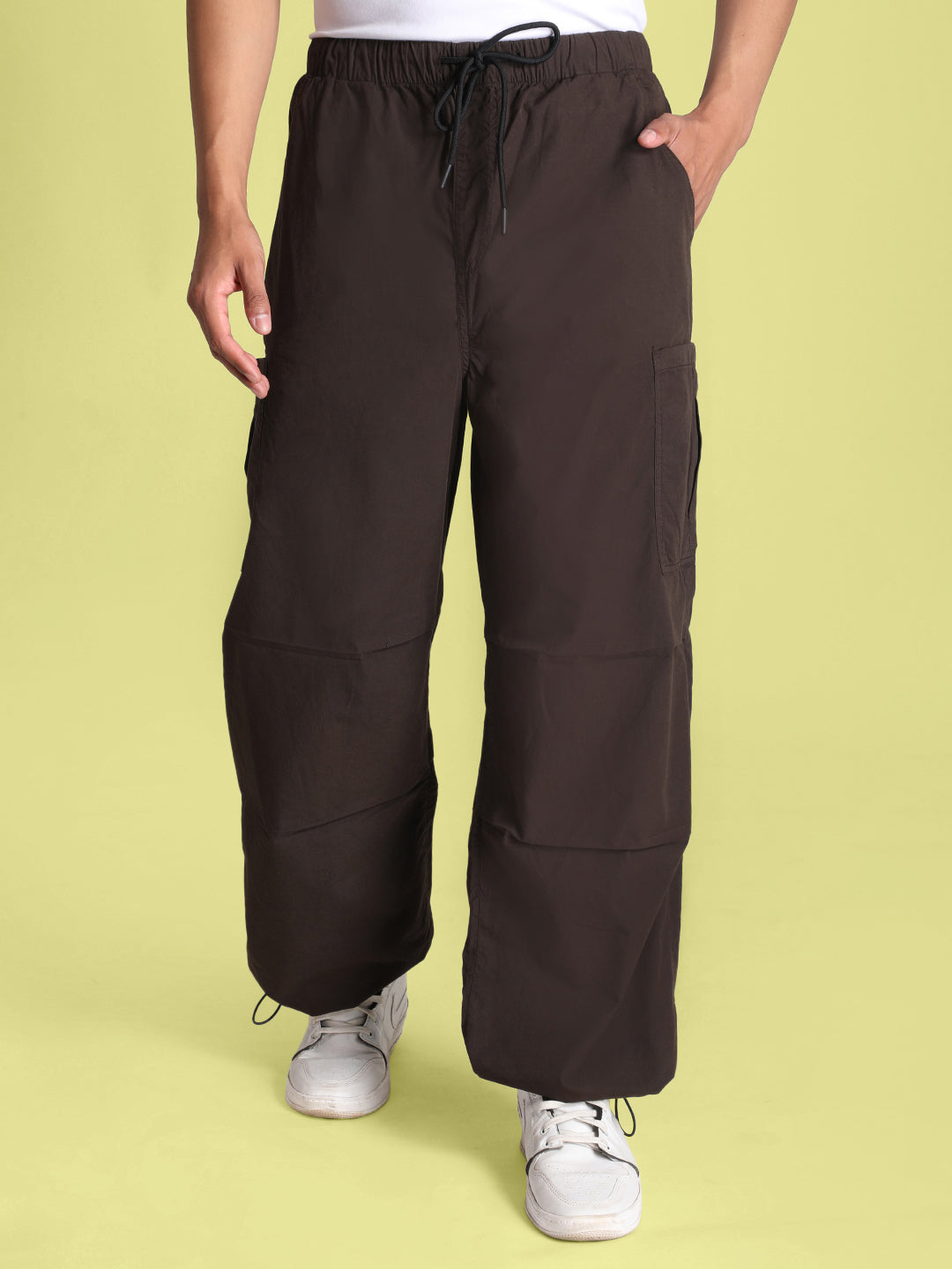 Mens Dark brown  ballon fit trouser