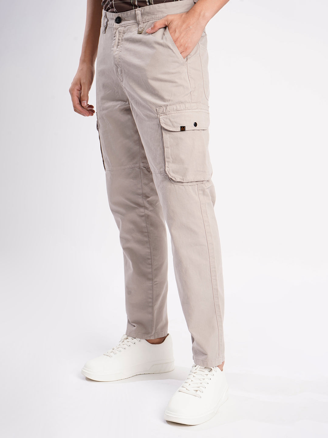 Men Regular Cargo Trousers