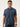 Men Navy Blue Regular Fit Solid Casual Shirt