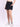 Women Black Denim Skirts