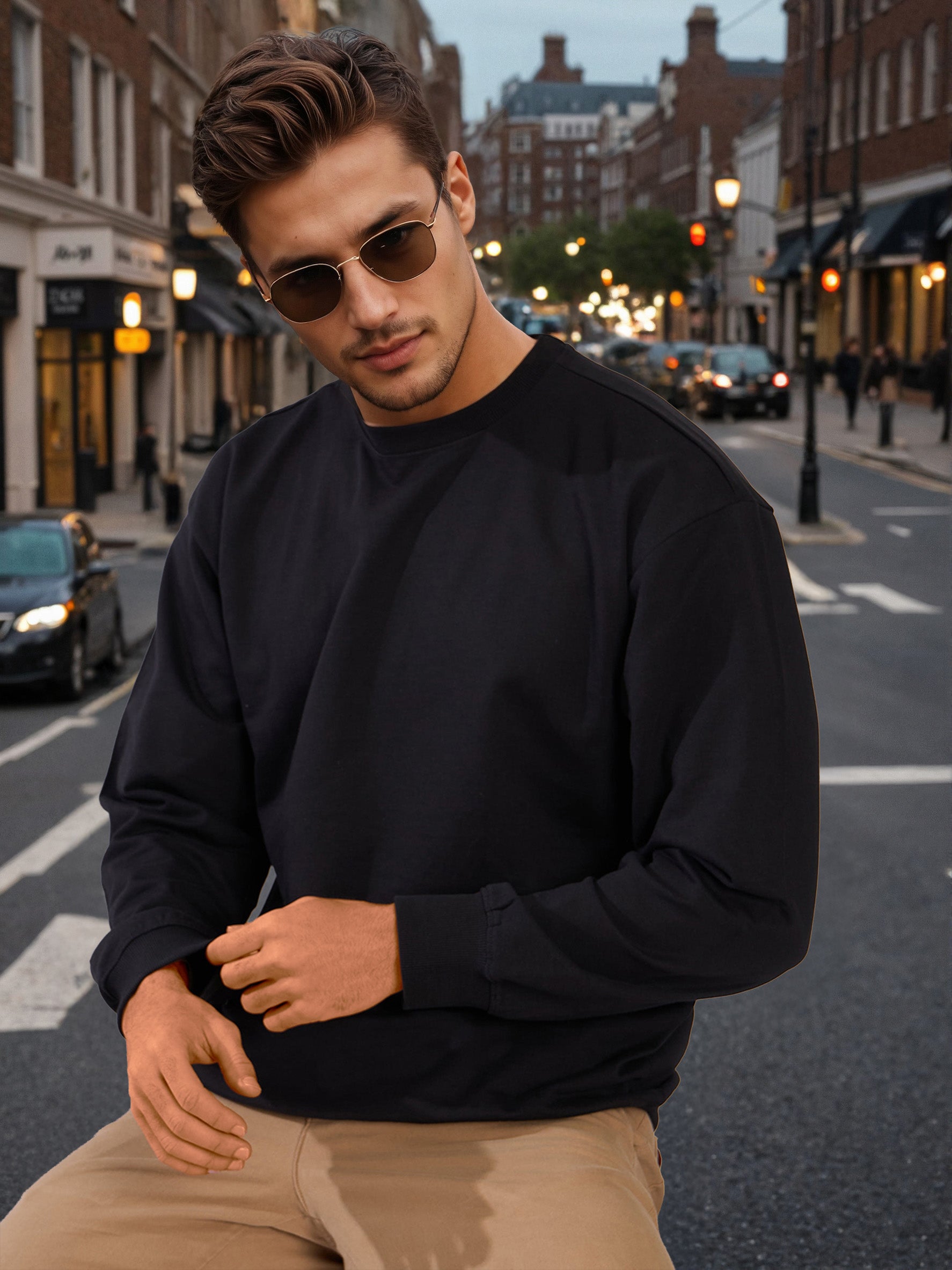 Men Relaxed Sweatshirt