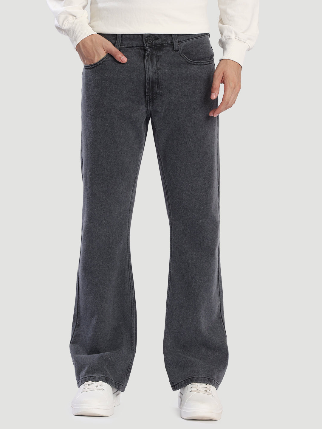 Men Rigid Boot Cut Denim Jeans