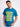 Men Blue Graphic Print T shirt