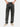 Men Grey Straight Fit Solid Denim Cargo Jeans