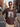Men Brown Graphic Print Oversize T Shirt