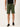 Men Olive Regular Fit Solid Casual Shorts