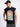 Men Black Sleeveless Graphic Oversized T Shirt