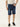 Men Mid Blue Regular Fit Solid Casual Shorts