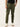 Men Olive Overdyed Regular Fit Solid Cargo Trouser with Contrast Bartack