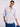 Men Pink and White Striped Single Pocket Shirt