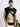 Men Black Sleeveless Graphic Oversized T Shirt