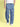 Men Mid Blue Baggy Jeans-with Multi Cargo Pockets