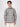 Men Off White and Grey Checked Single Pocket Shirt