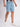 Men Blue Regular Fit Denim Shorts