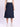 Women Blue A-Line Cargo Denim Skirt