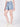Women Ligt Blue Washed Regular Fit Denim Shorts
