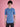 Men Admiral Blue Coloured 95% Cotton 5% Elastane  Round Neck Self Design T Shirts