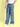 Men Mid Blue Baggy Jeans-with Multi Cargo Pockets