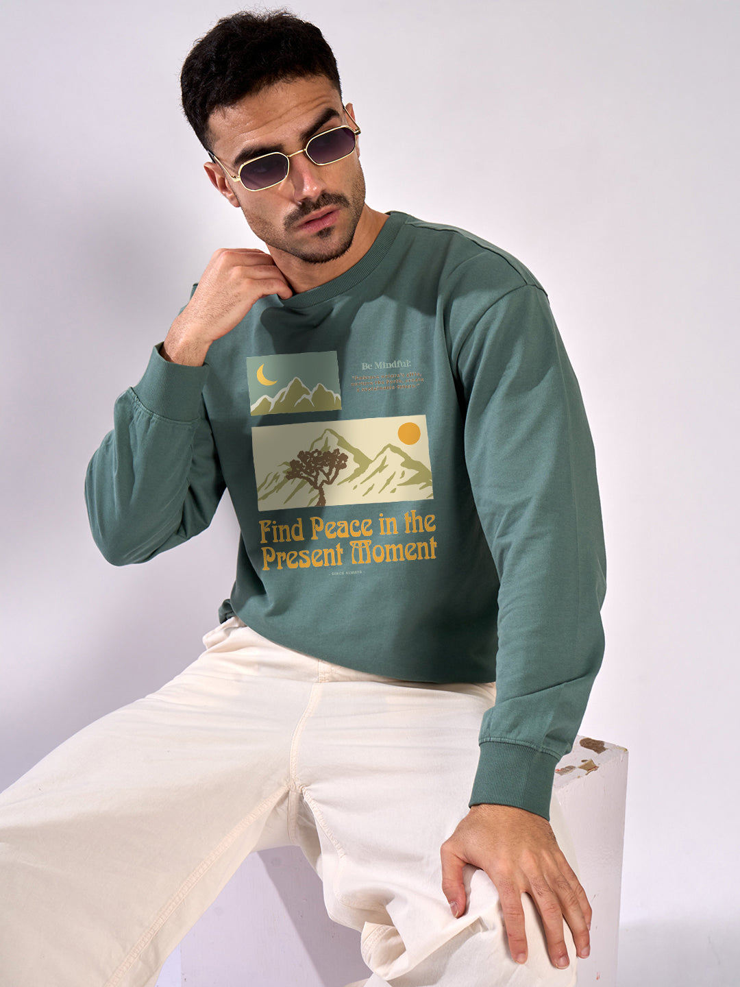 Men Relaxed Sweatshirt