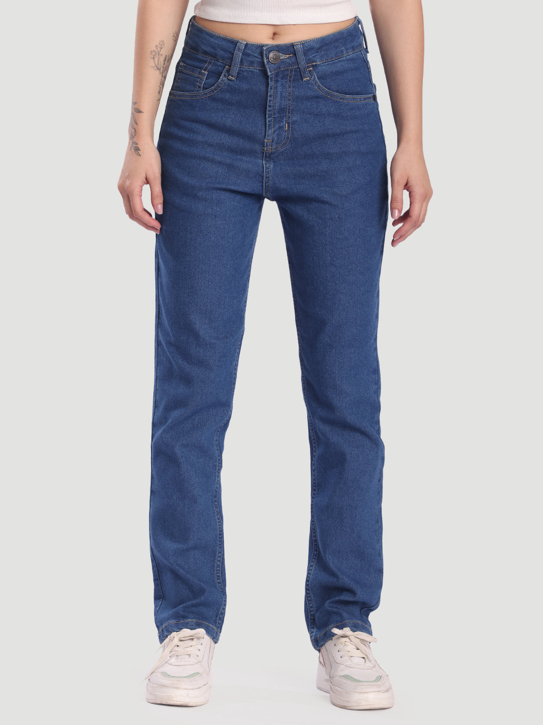 Women Blue Stretchable Slim Fit Jeans