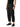 Men Black Loose Fit Solid Cargo Trouser