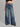 Women Wide Leg Dark Shade Tinted Jeans