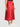 Women Red Satin Wrap-Around Maxi Skirt