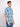 Men Blue and White Abstract Printed Shirt