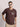 Men Brown Typography Print Oversize T Shirt