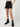 Women Charcoal Regular Fit Denim Shorts