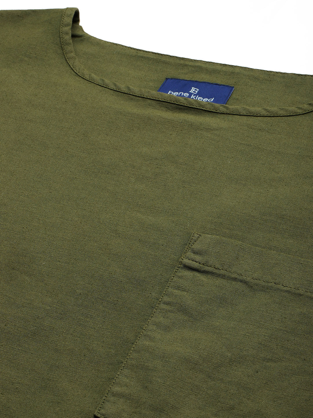 Men Deep Lichen Green Solid Regular Fit Casual Shirt