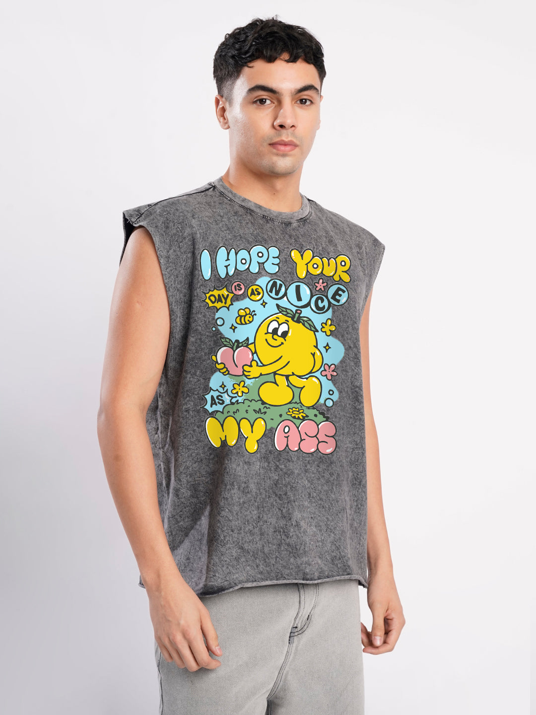 Men Acid Wash T-Shirt