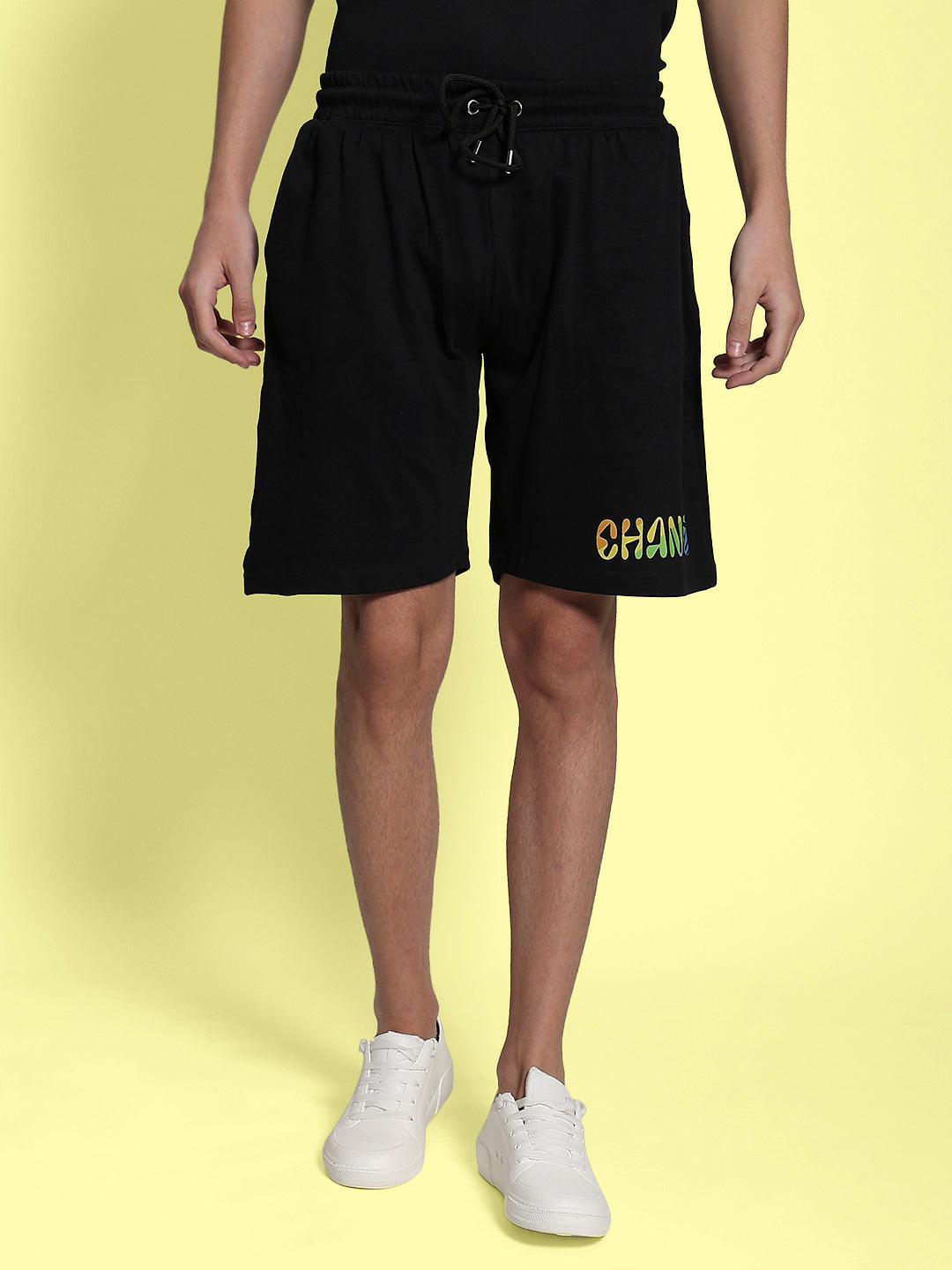 Gender Fluid Black Pride Change Print Oversized Shorts