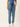 Women Mid Blue Regular Fit Solid Joggers Jeans