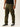 Men Forest Green Overdyed Relaxed Fit Solid Cargo Trouser