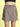 Women Silver Mink Parachute Fit Solid Mini Skirt with Cargo Pocket