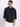 Men Black Detachable Back Print Panel Denim Jacket