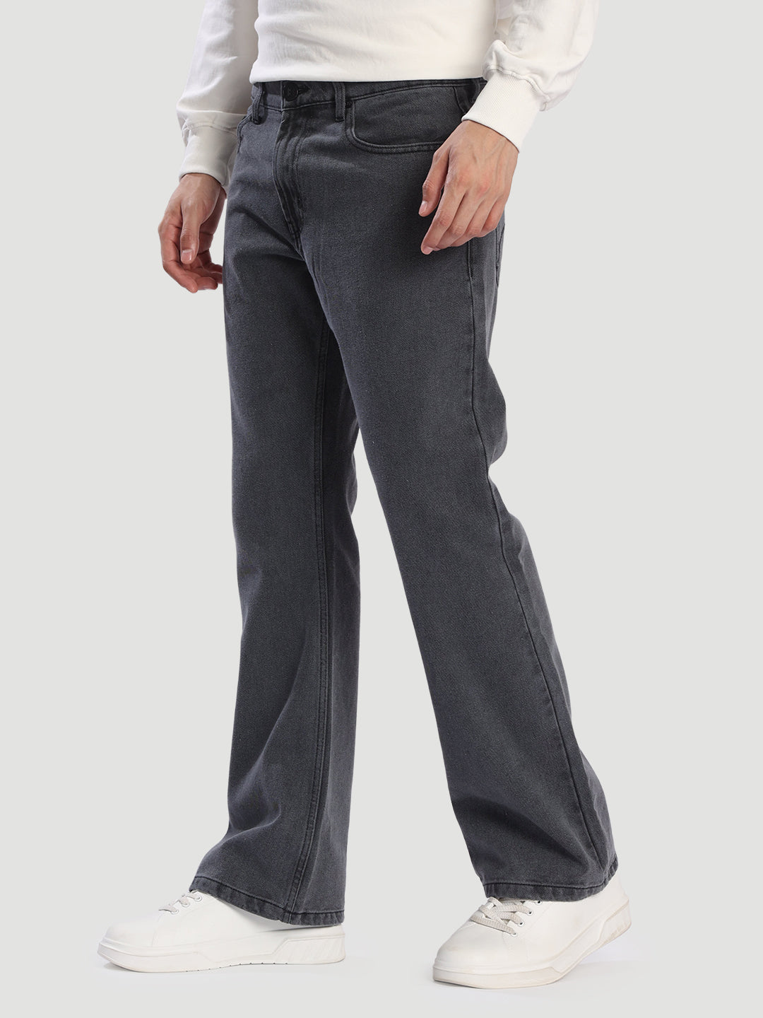 Men Rigid Boot Cut Denim Jeans