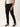 Men Black Slim Fit Solid Cargo Trouser