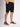 Men Black Slim Fit Chinos Shorts