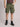 Men Olive Cargo Shorts- With Zip Detail