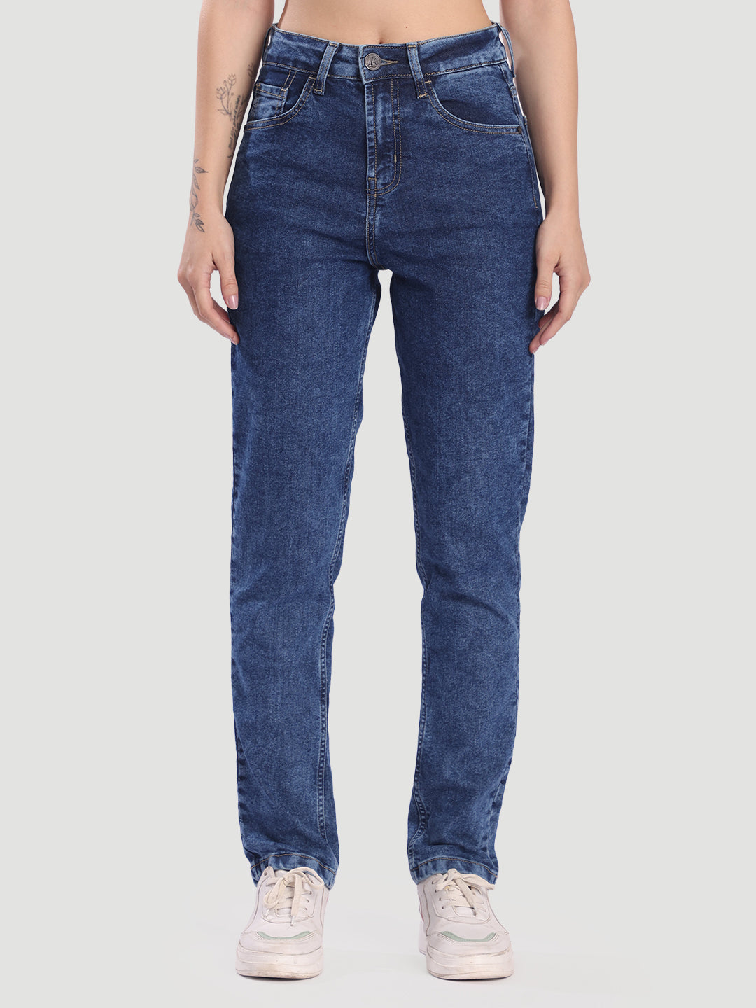 Women Blue Stretchable Slim Fit Jeans