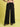 Women Black Wide Leg Knitted Trousers