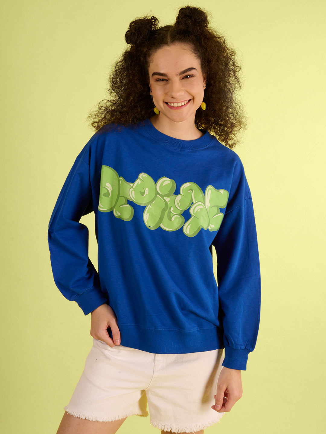 Women's Over Size Royal Blue Sweatshirts