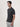 Men Charcoal Grey Regular Fit Polo T-Shirt with Chest Embroidery