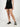 Women Black Regular Fit Denim Shorts