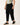 Mens crop loose fit cargo denim trouser